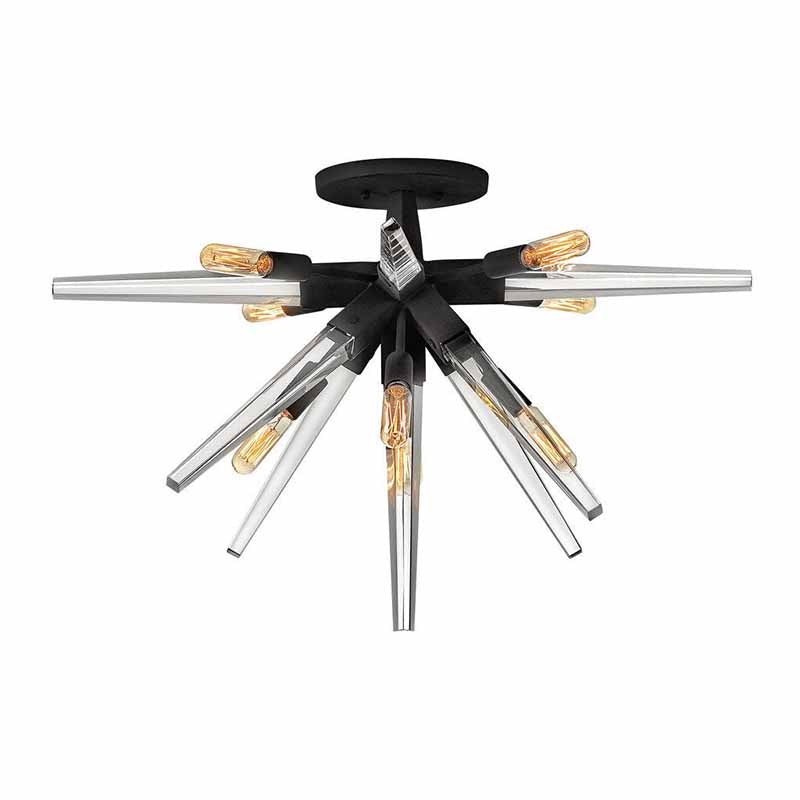 Fredrick Ramond FR47401 Ariel 8-lt 26″ LED Semi-Flush Mount