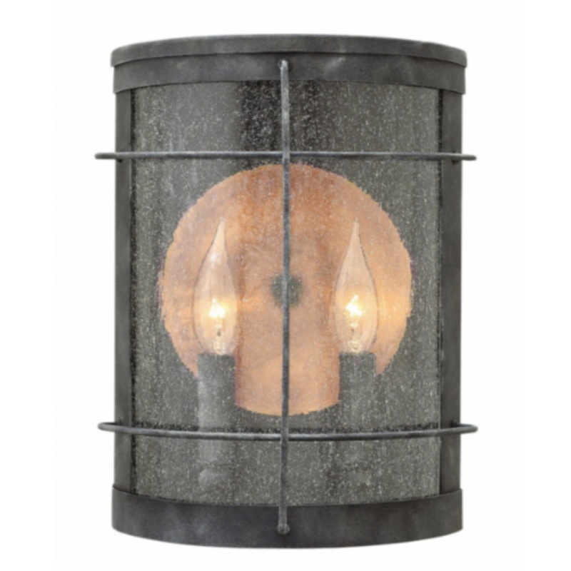 Hinkley 2624 Newport 2-lt 12″ Tall LED Outdoor Wall Light