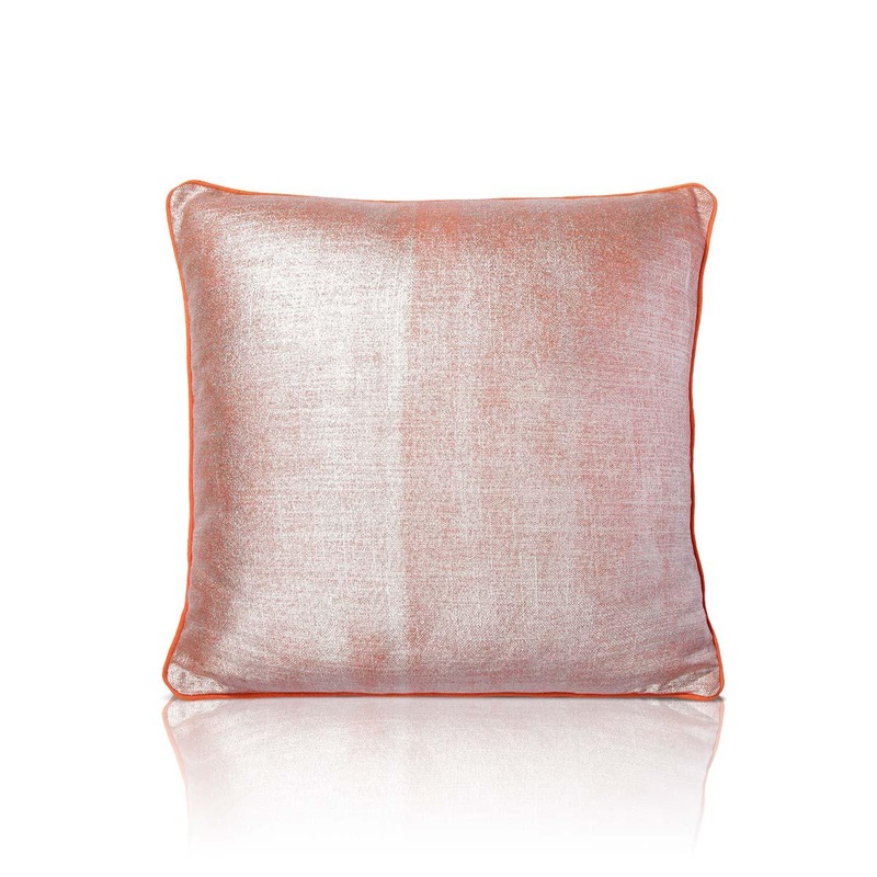 Jemma 20 x 20 Inch Orange Cushion Cover