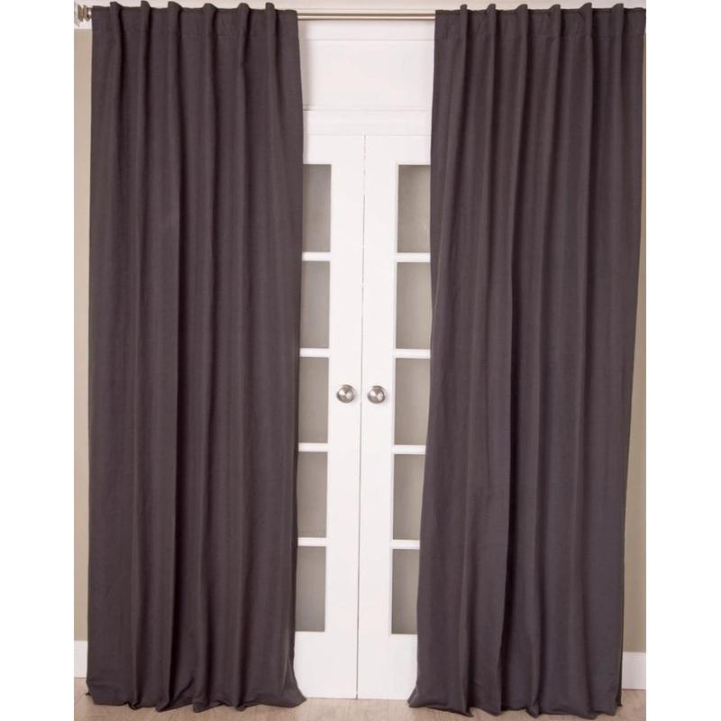 Linen Cotton Blend Curtain Panel P505