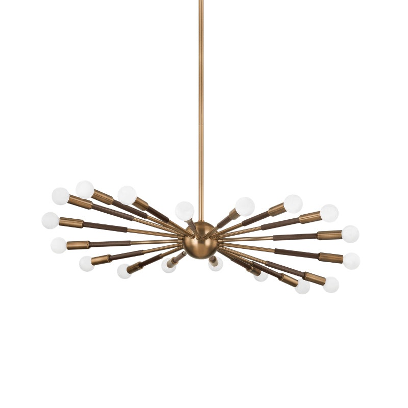Troy F3036 Obie 18-lt 36″ Chandelier