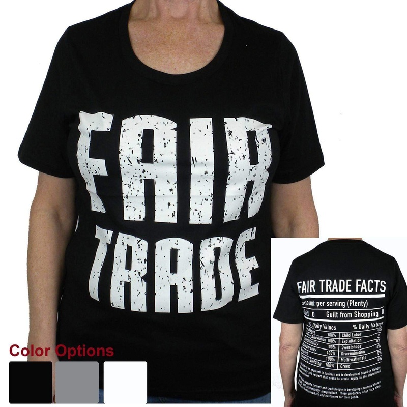 Fitted Fair Trade Tee Shirt with 1/4 Sleeve – Freeset