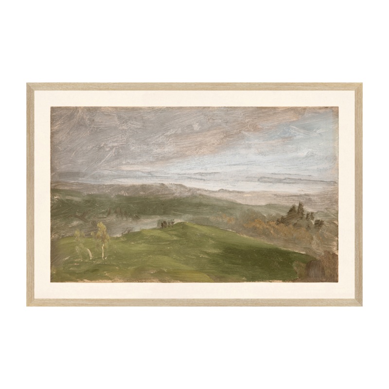 “Hudson Summer View” Framed Art Print