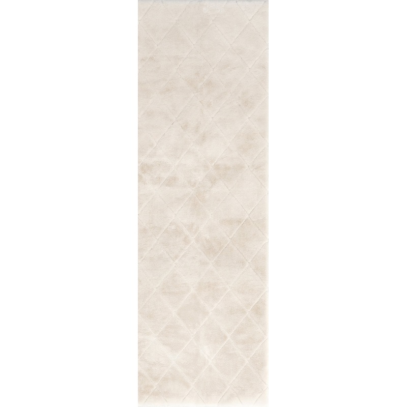 Jaylene Trellis Plush Cloud Washable Rug | Beige