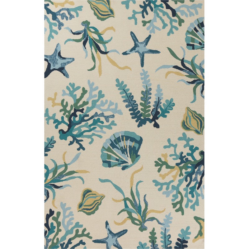 KAS Harbor 424 Indoor/Outdoor Hand Hooked Area Rug