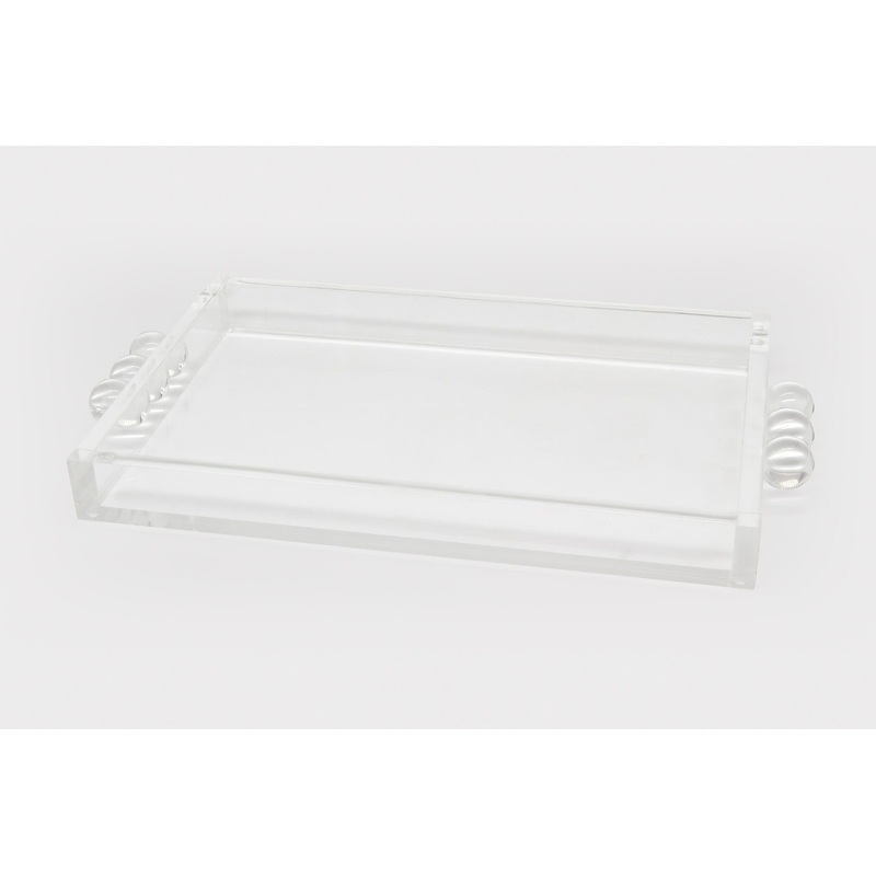Bubble Handle Acrylic Tray