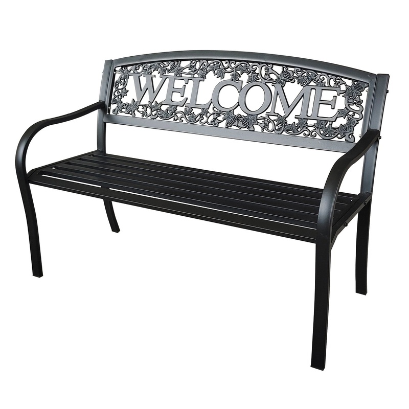 Gardener Select 4 ft. Welcome Garden Bench