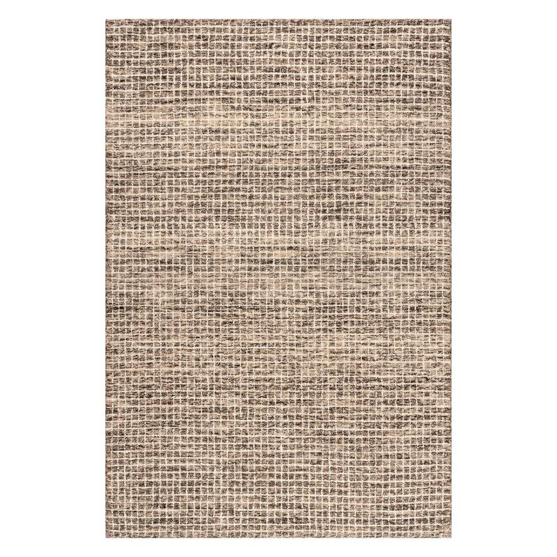 Melrose Checked Rug | Brown