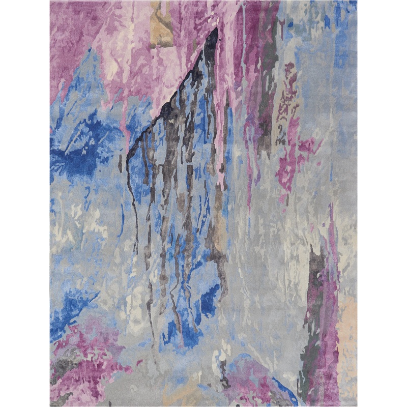 Nourison Prismatic 9’9″ x 13’9″ Grey/Multicolor Modern Indoor Rug