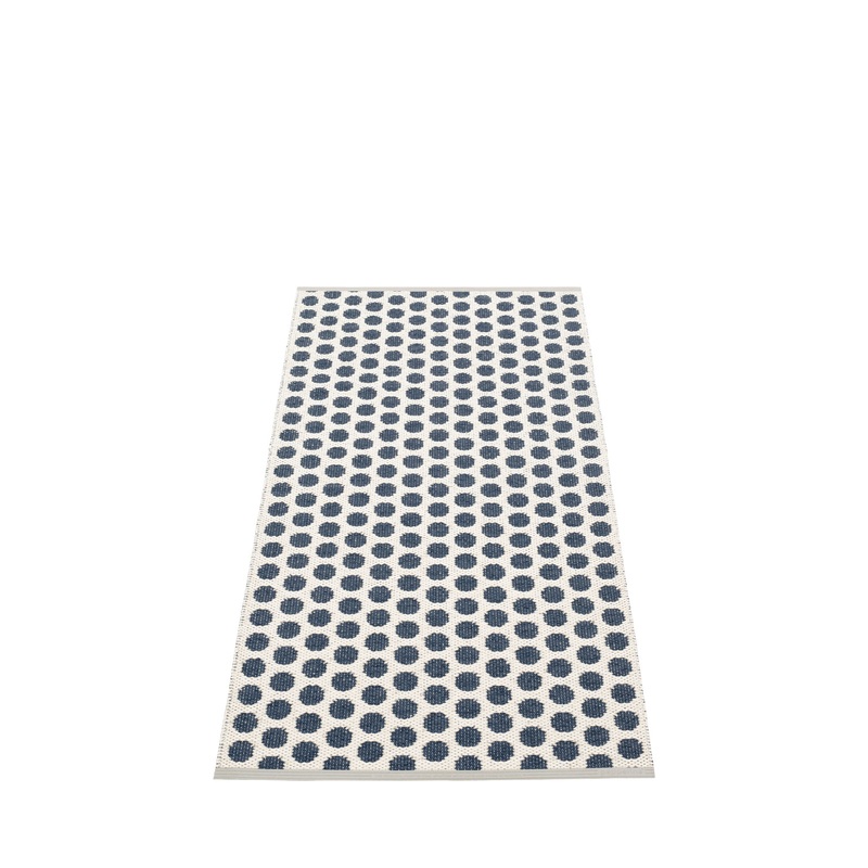Rug NOA Dark Blue/Vanilla/W Grey stripe 2.25 x 3 ft