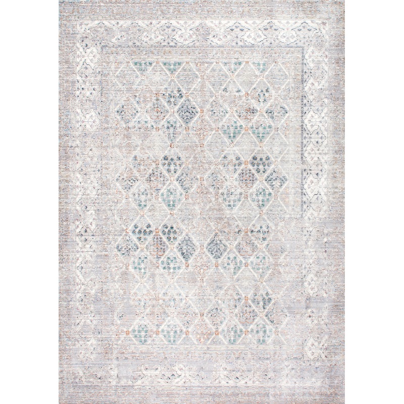 Vintage Trellis Rug | Grey