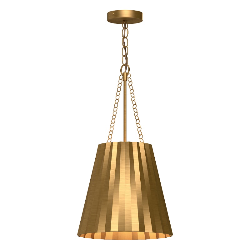 Alora Mood PD528012 Plisse 1-lt 12″ Pendant