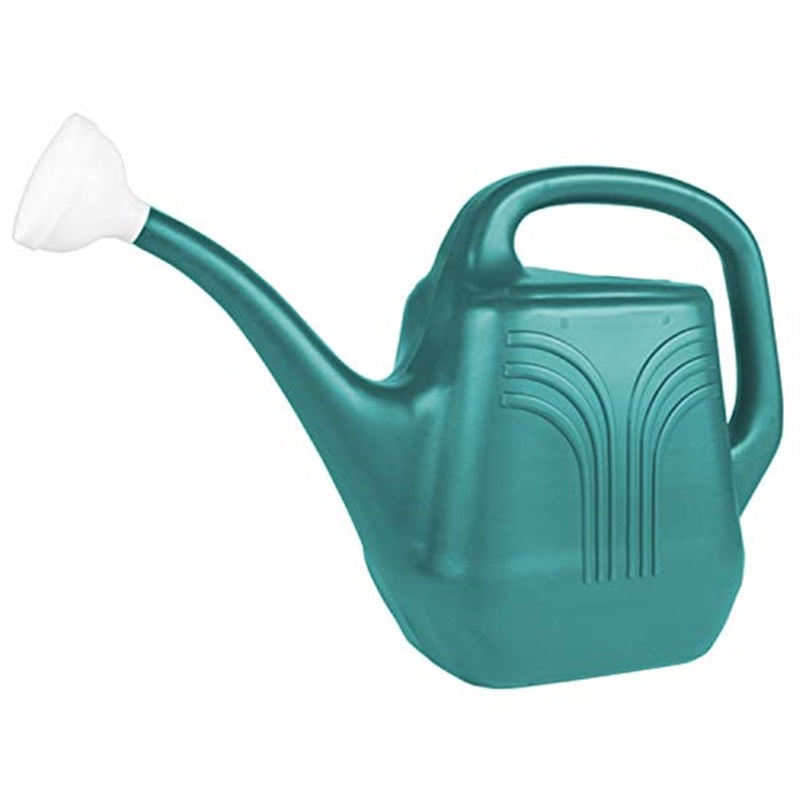 Bloem Classic Plastic Watering Can, BermudaTeal, 2 Gallon Capacity