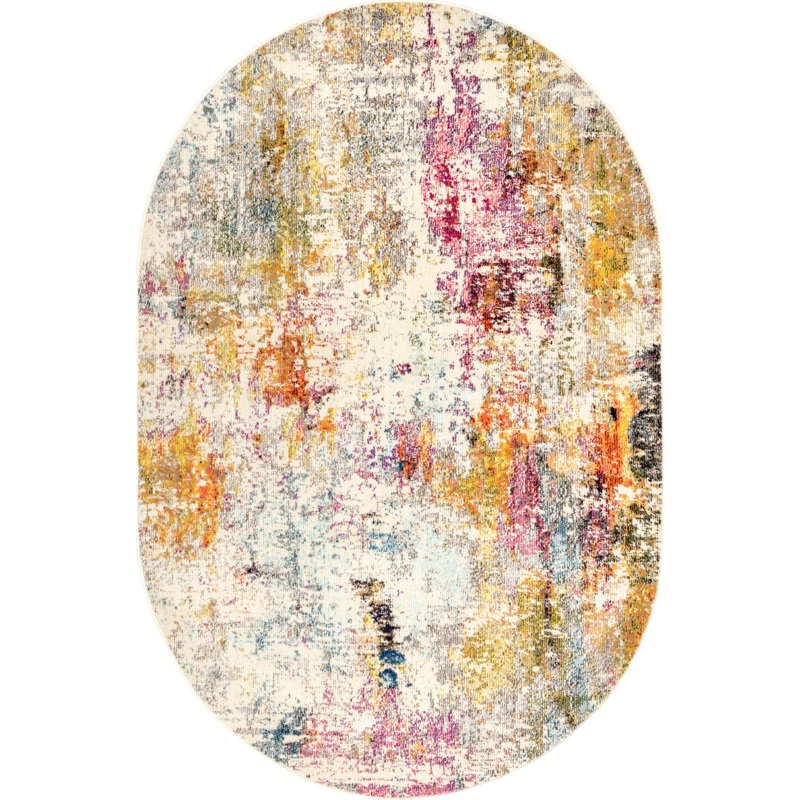 Clouded Impressionism Rug | Multicolor