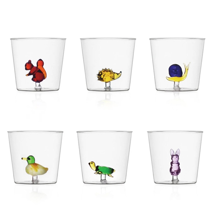 Ichendorf Animal Farm Water Glass Set 6 pcs