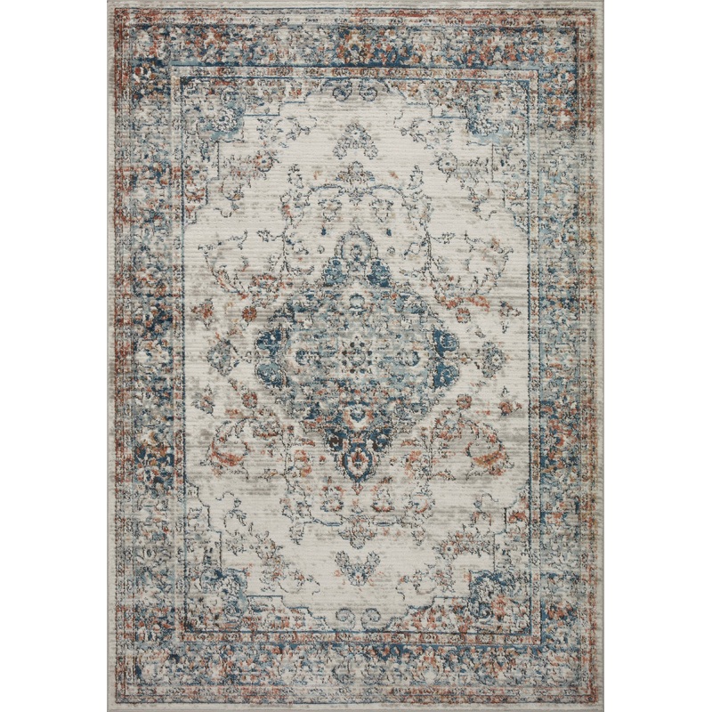 Loloi II Bianca Rug | Ivory / Ocean