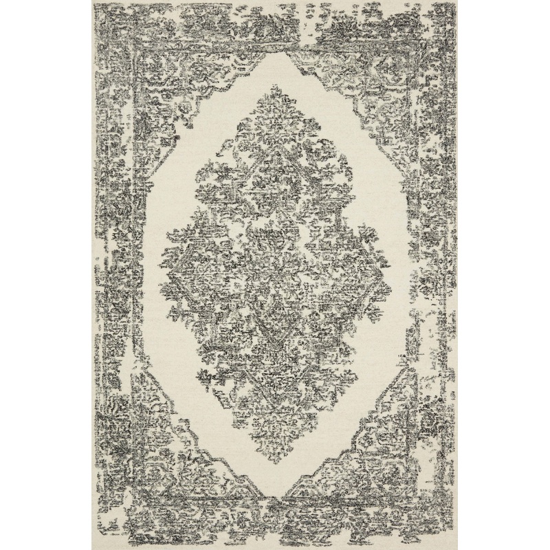 Magnolia Home by Joanna Gaines x Loloi Annie Rug | White / Black