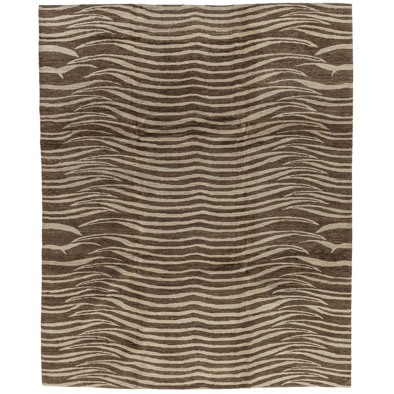 TIGER STRIPE BROWN TAUPE