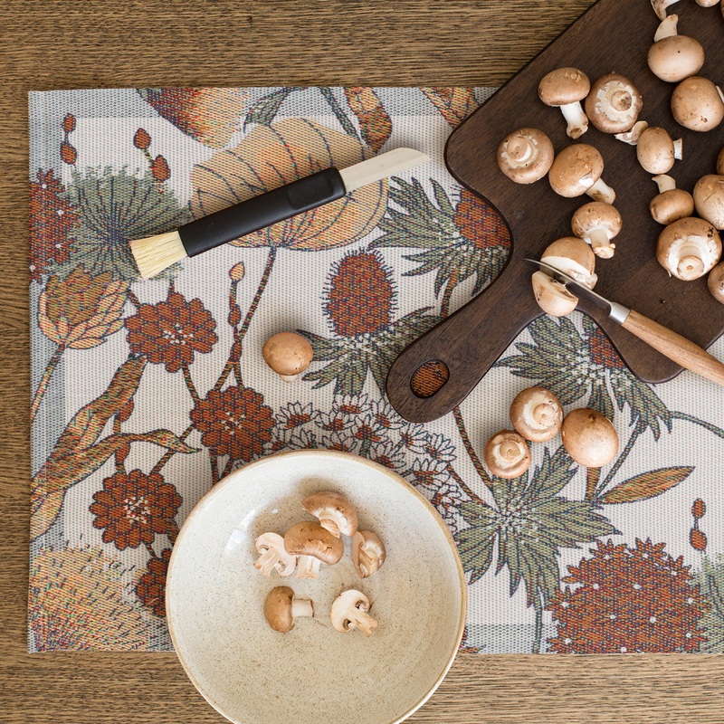 Autumn Organic Cotton Woven Table & Kitchen Textiles Collection