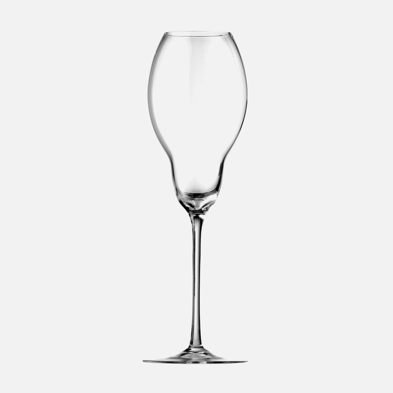 ULTRALIGHT French Champagne Glass Mouth Blown – Gift Box of 2
