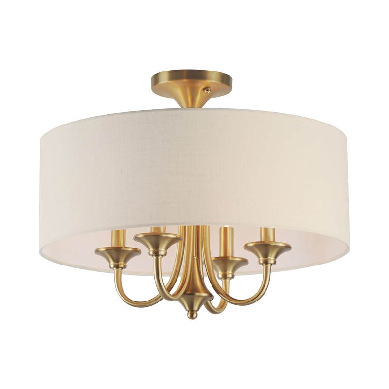 Bongo Drum Semi-Flush Convertible Pendant Light