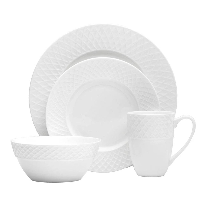 Mikasa Trellis Dinnerware, 16 Pc. Set, Service for 4