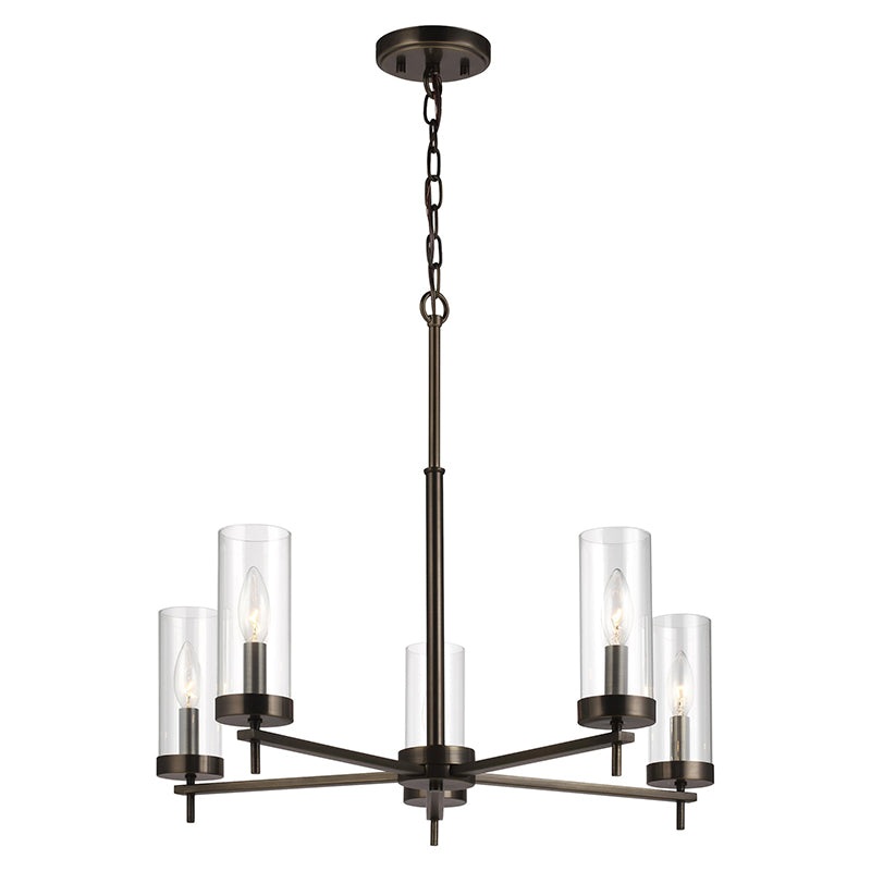 Visual Comfort 3190305EN Zire 5-lt 26″ LED Chandelier