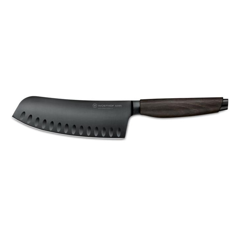 WUSTHOF Aeon 7″ Hollow Edge Santoku
