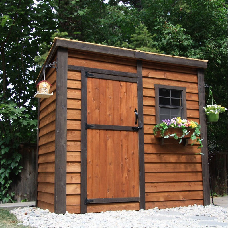 GardenSaver Lean-to Shed 8×4, Single Door