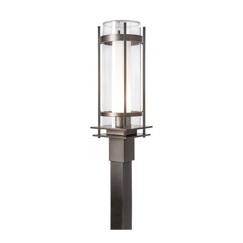 Hubbardton Forge 345897 Banded 1-lt 22″ Tall Outdoor Post Light