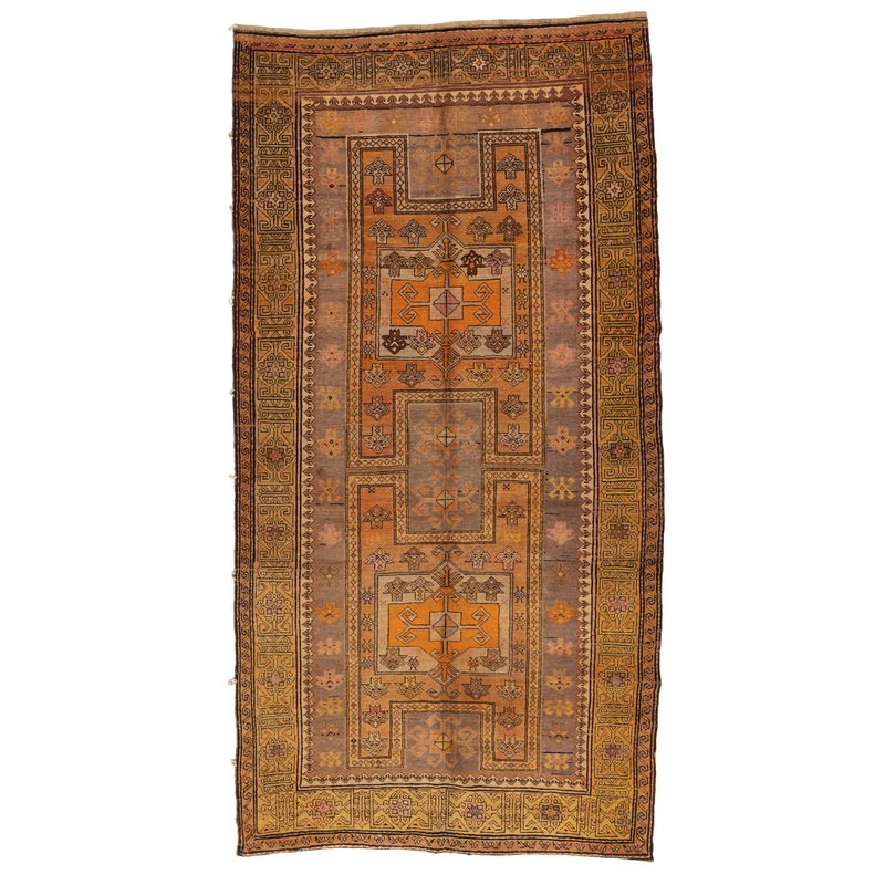 ANTIQUE ANATOLIAN ARMENIAN CARPET 4’3″ X 8’3″