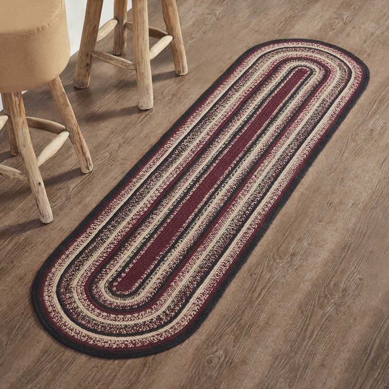 Connell Jute Rug/Runner Oval w/ Pad 22×78