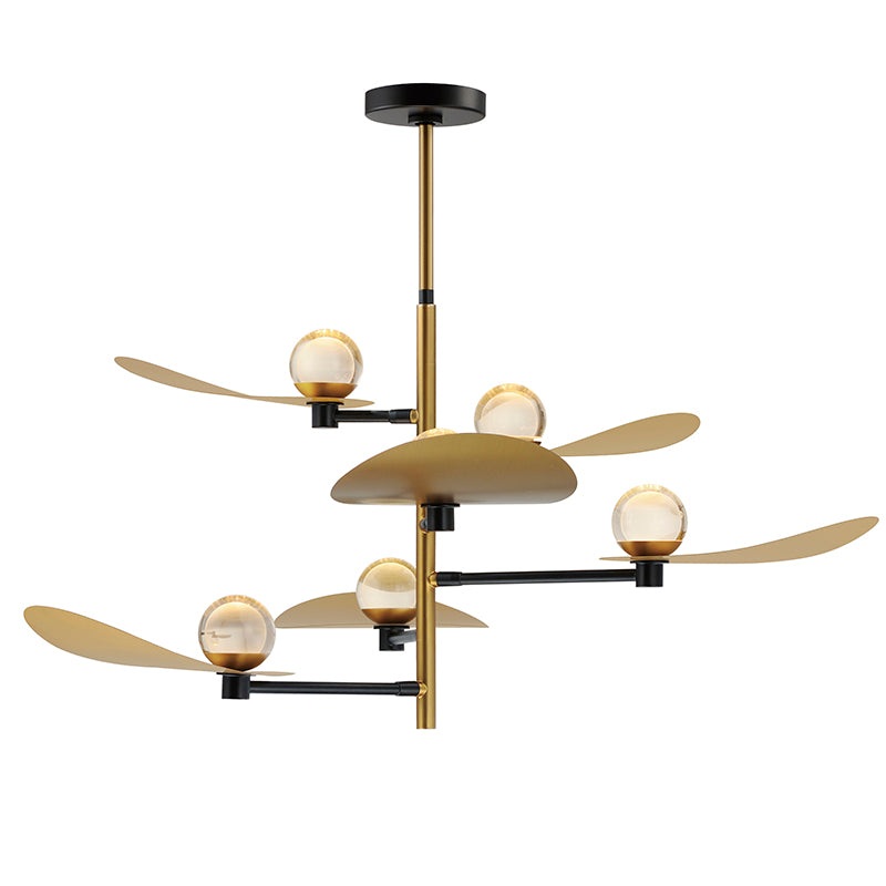 ET2 E24075 Pearl 6-lt 47″ LED Chandelier