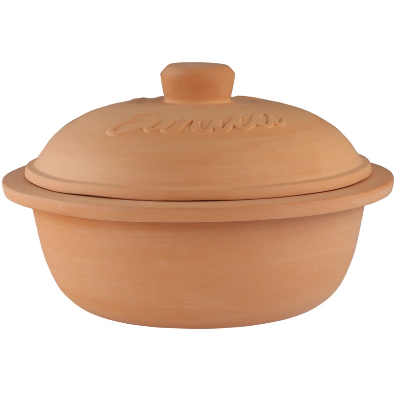 Eurita Clay Roaster Dutch Oven, Large