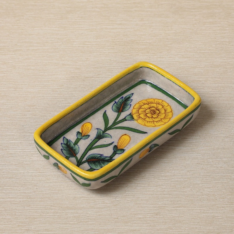 Marigold soap dish