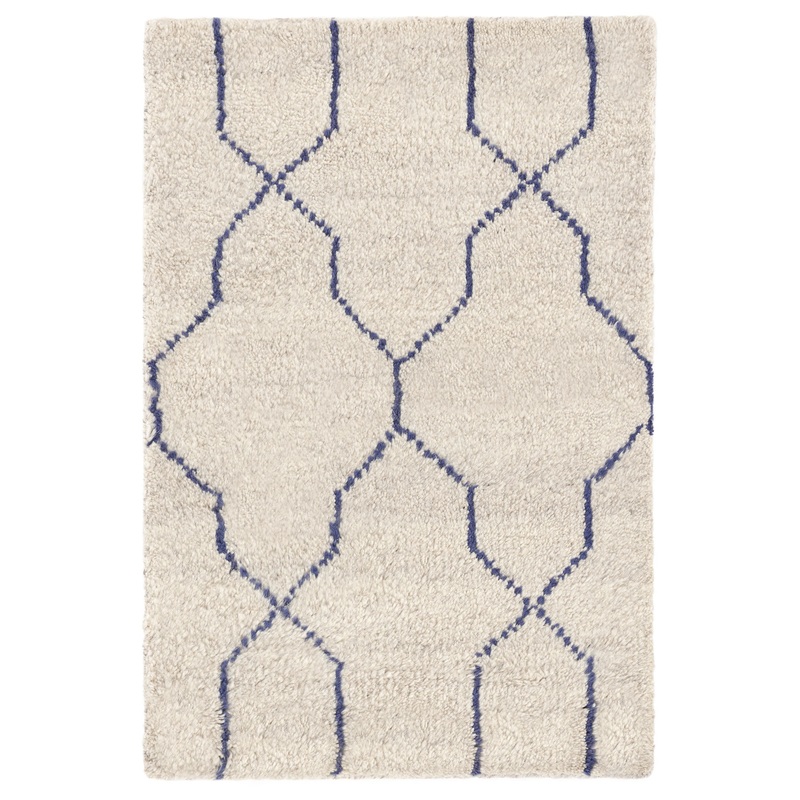 Massena Hand Knotted Wool Rug | Blue