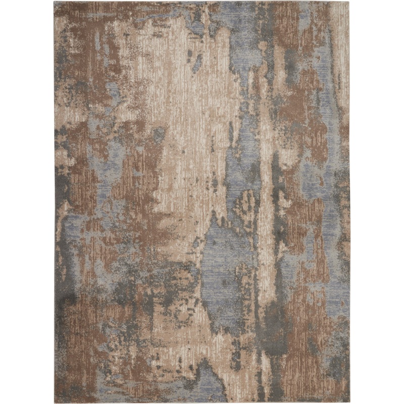 Nourison Home Moroccan Celebration 9’3″ x 12’9″ Grey/Beige Modern Indoor Rug