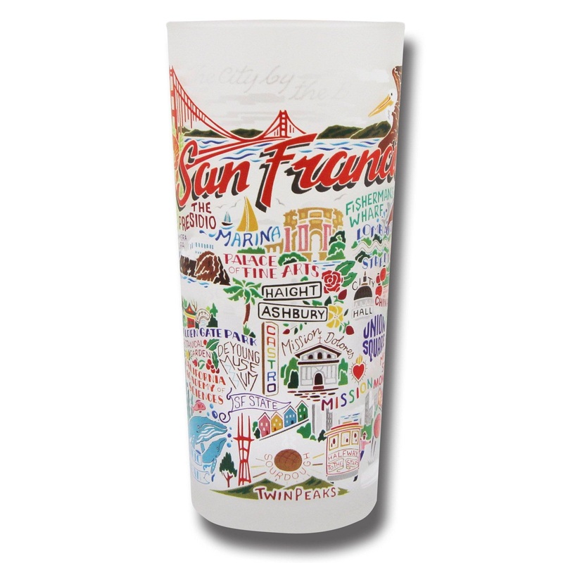 San Francisco Drinking Glass