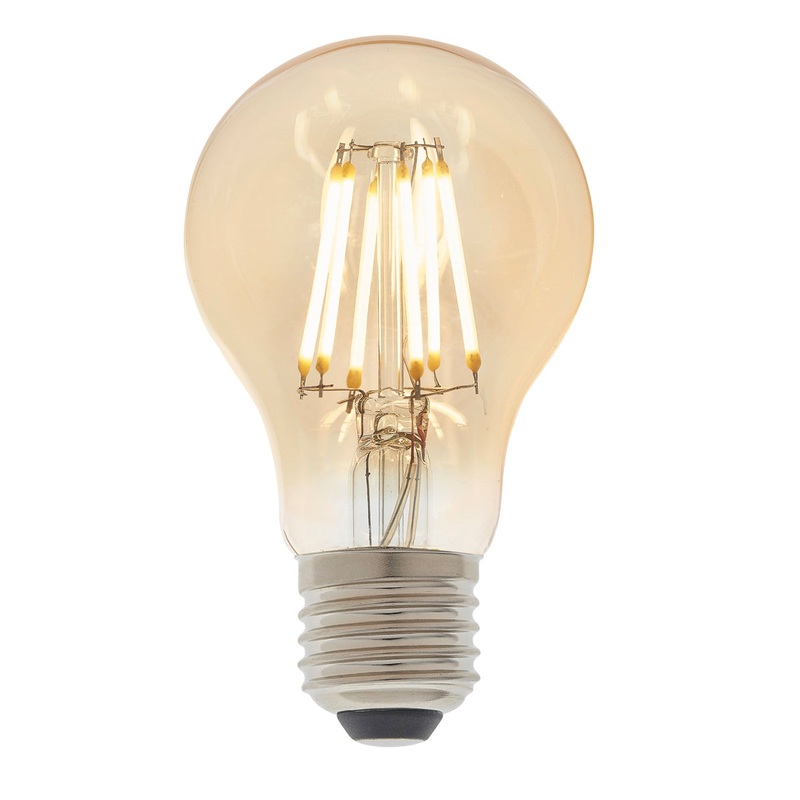 E27 LED Filament GLS – Amber – 6cm