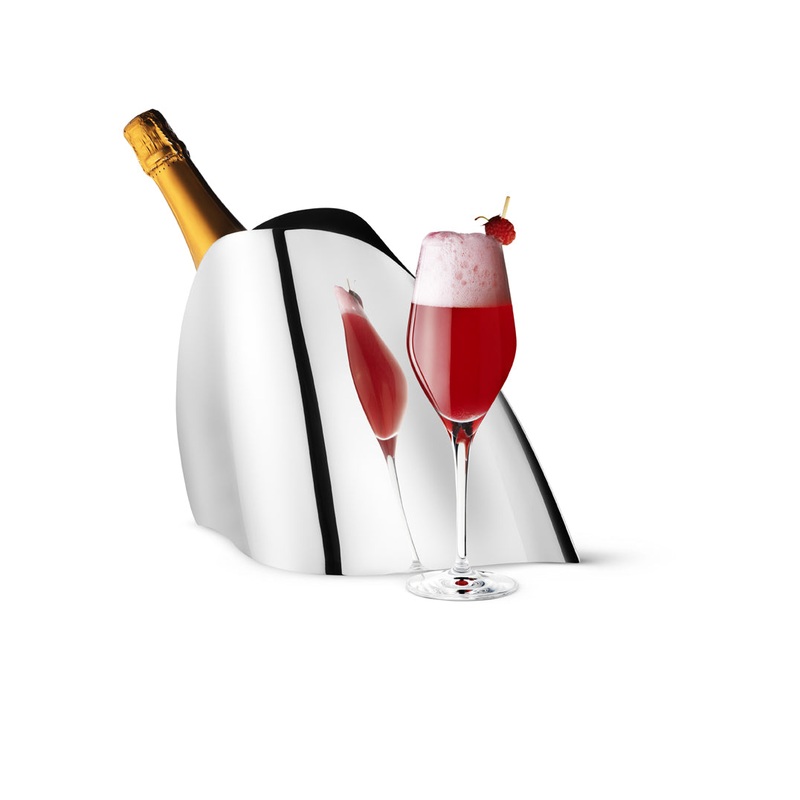 Polished Steel Champagne Cooler
