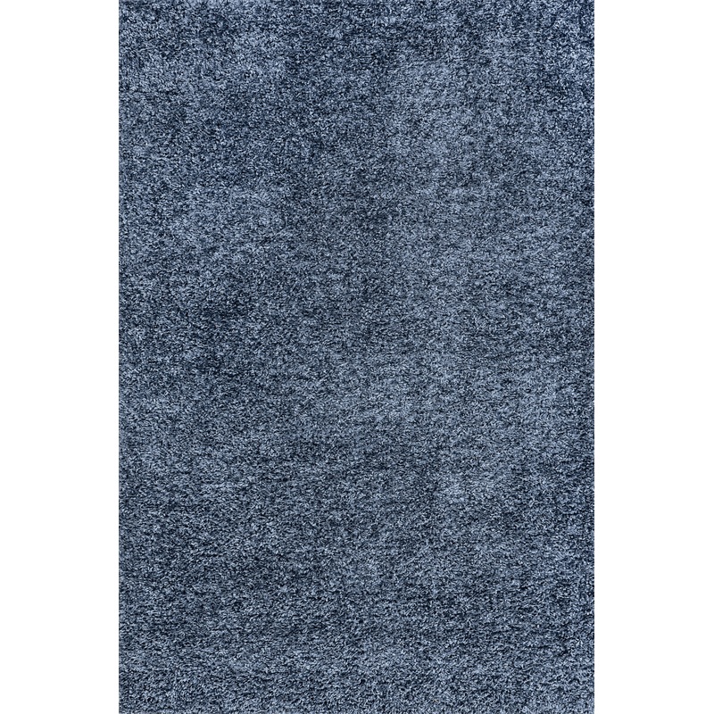 Sade Solid Shag Rug | Blue