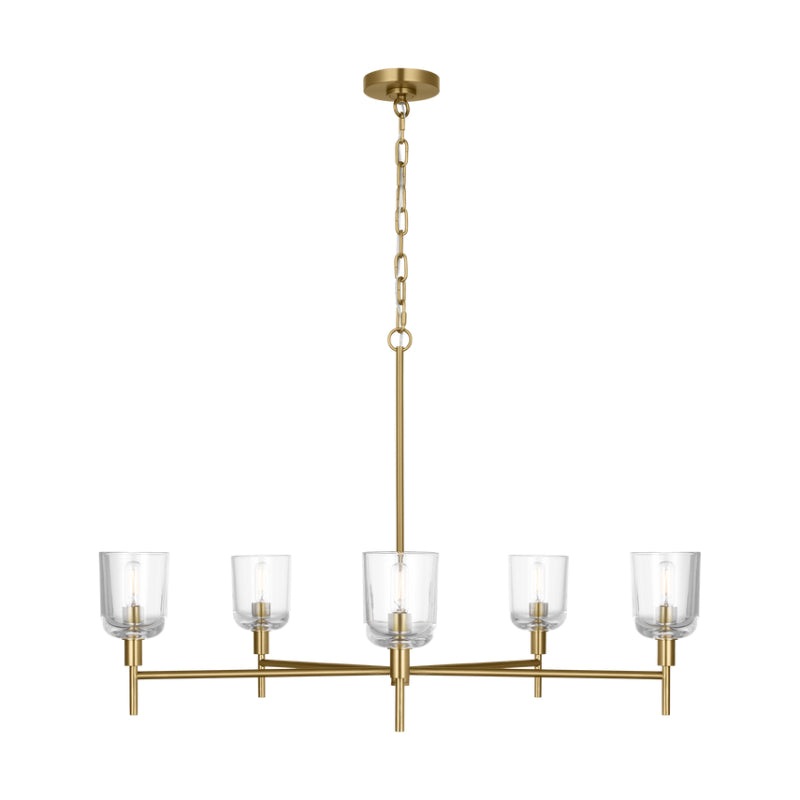 Visual Comfort TFC1135 Hartley 5-lt 36″ Large Chandelier