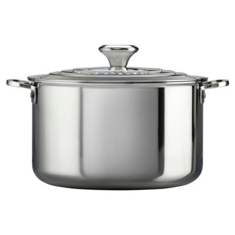 Le Creuset Stainlees Steel Stockpot with Lid
