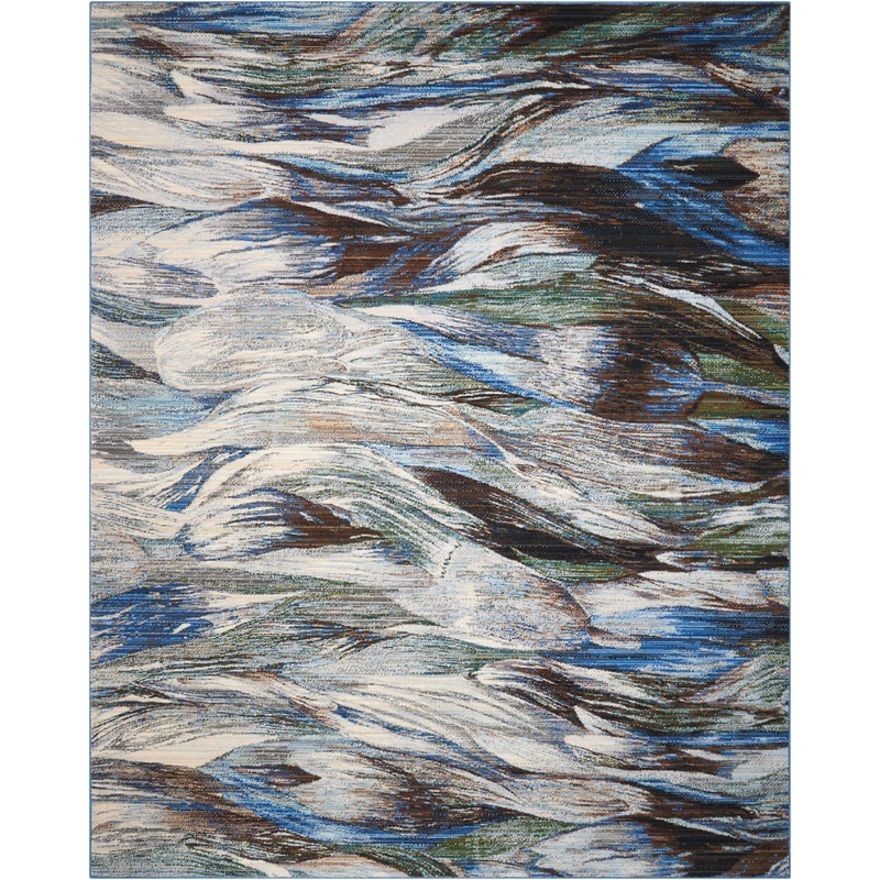 Nourison Chroma 8’6″ x 11’6″ Aegean Modern Indoor Rug