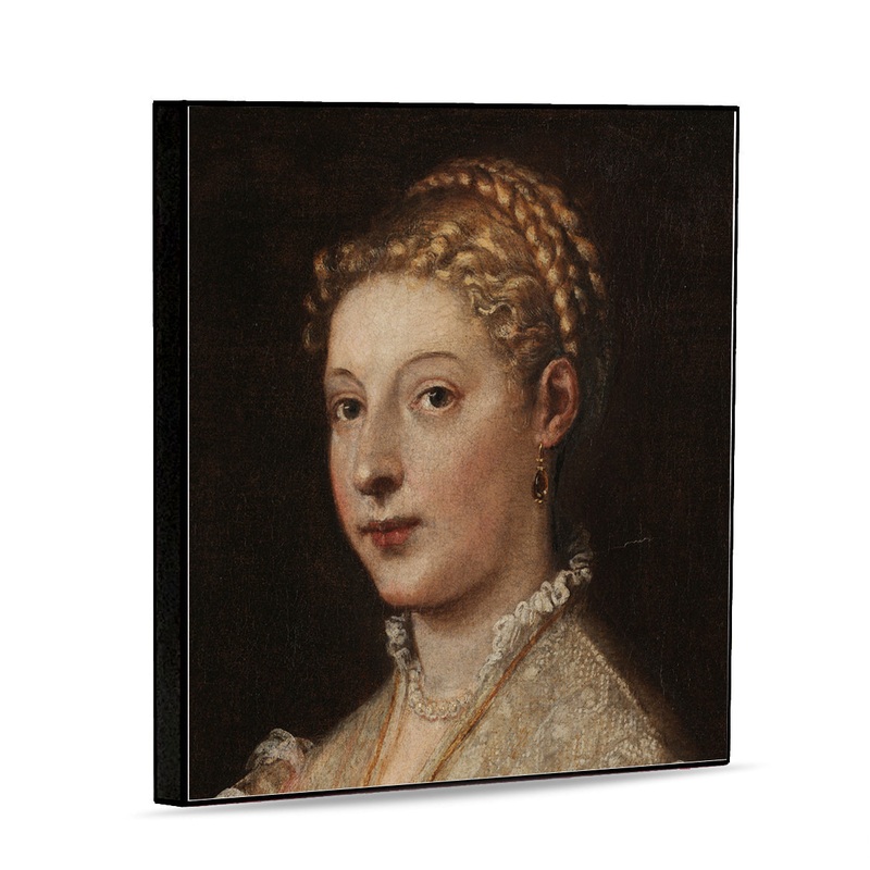 SUBLIMART: Affresco Panel Tile – Opera title Portrait of a Young Woman by Tiziano