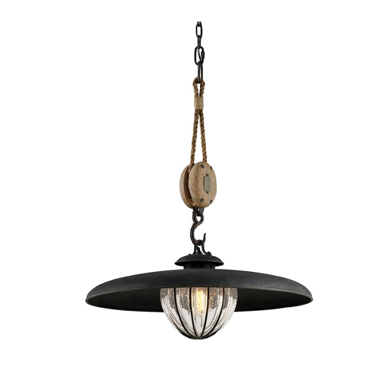 Troy F4906 Murphy 1-lt 24″ Pendant