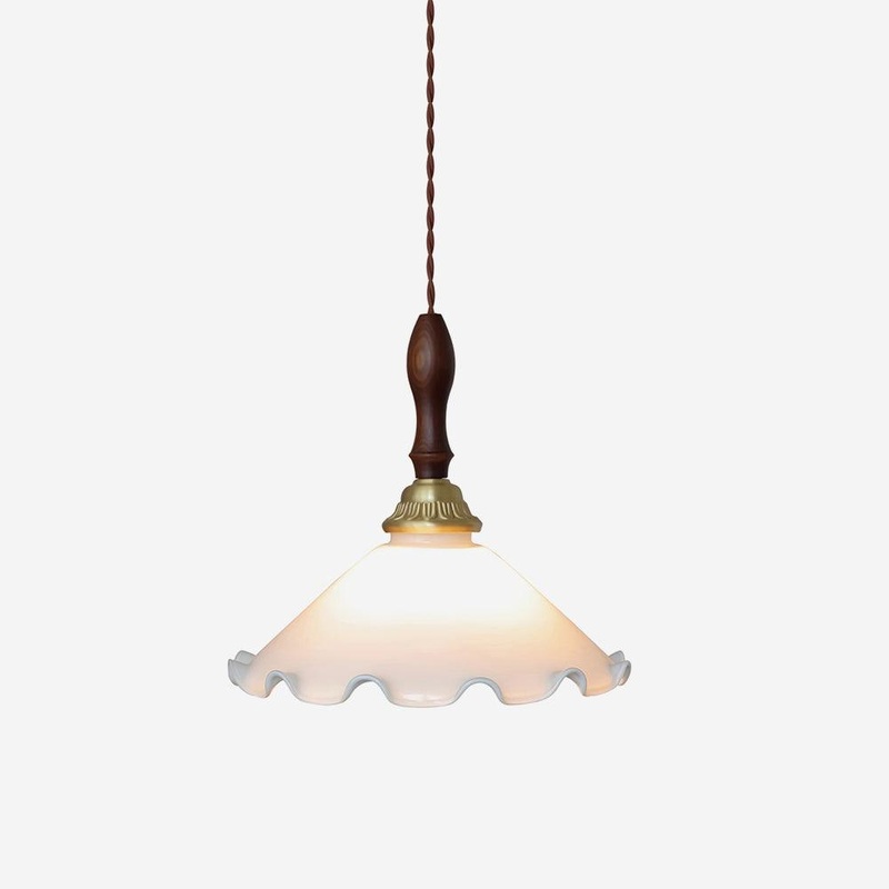 Milky Flower Pendant Light
