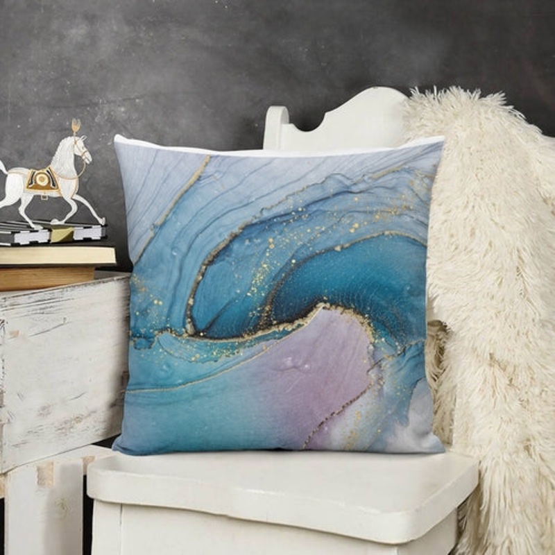 Plush pillow case Abstract Design