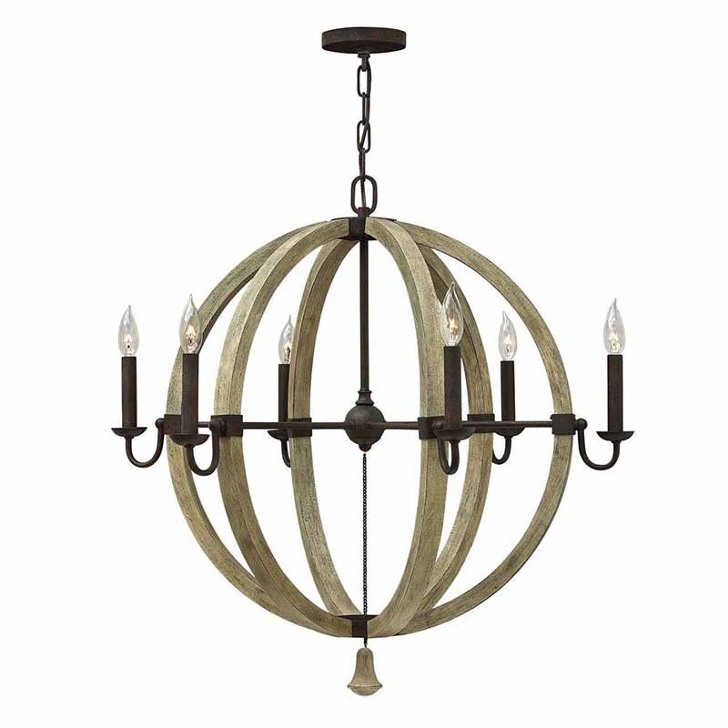 Fredrick Ramond FR40566 Middlefield 6-lt 31″ LED Chandelier