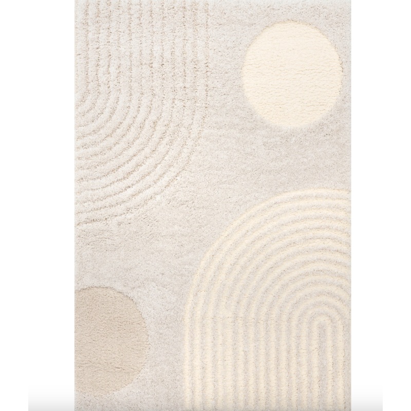 Gloria Abstract Shag Area Rug 3′ x 5′